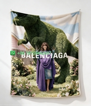 Balenciaga Throw Blankets